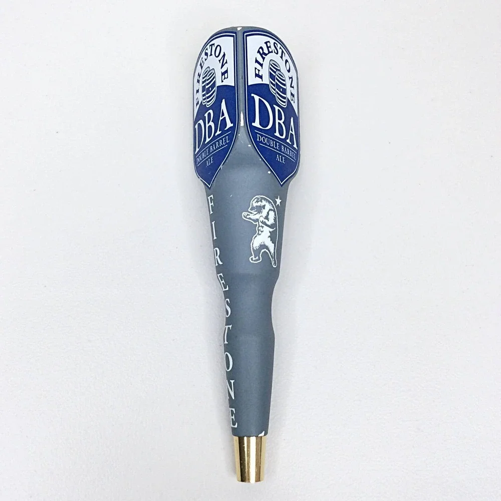 Firestone Brewing DBA Double Barrel Ale Beer Tap Handle Blue 11" Tall - Picture 4 of 8